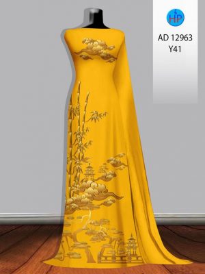 Vải Áo Dài Phong Cảnh AD 12963 30